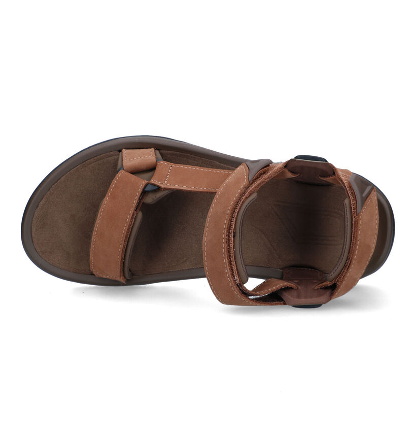 Teva Terra Sandales en Camel en nubuck (321947)