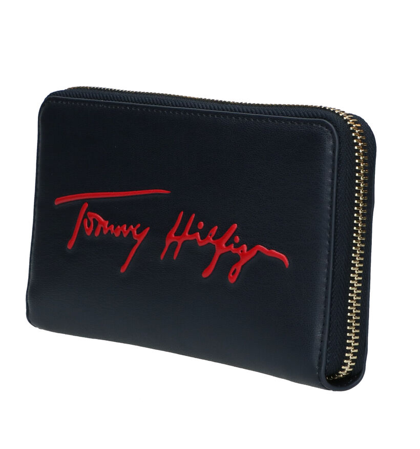 Tommy Hilfiger Porte- monnaie zippé en Bleu en simili cuir (276503)