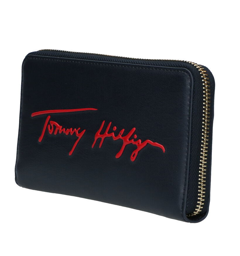 Tommy Hilfiger Blauwe Ritsportemonnee in kunstleer (276503)