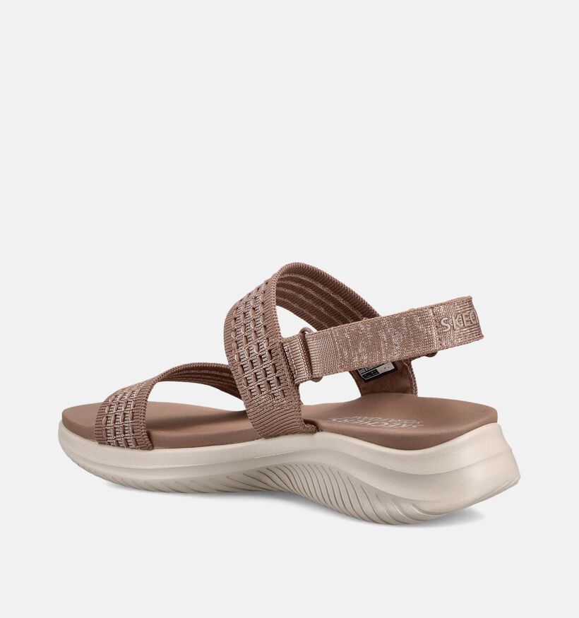 Skechers Ultra Flex 3.0 Sandales en Marron pour femmes (371275)