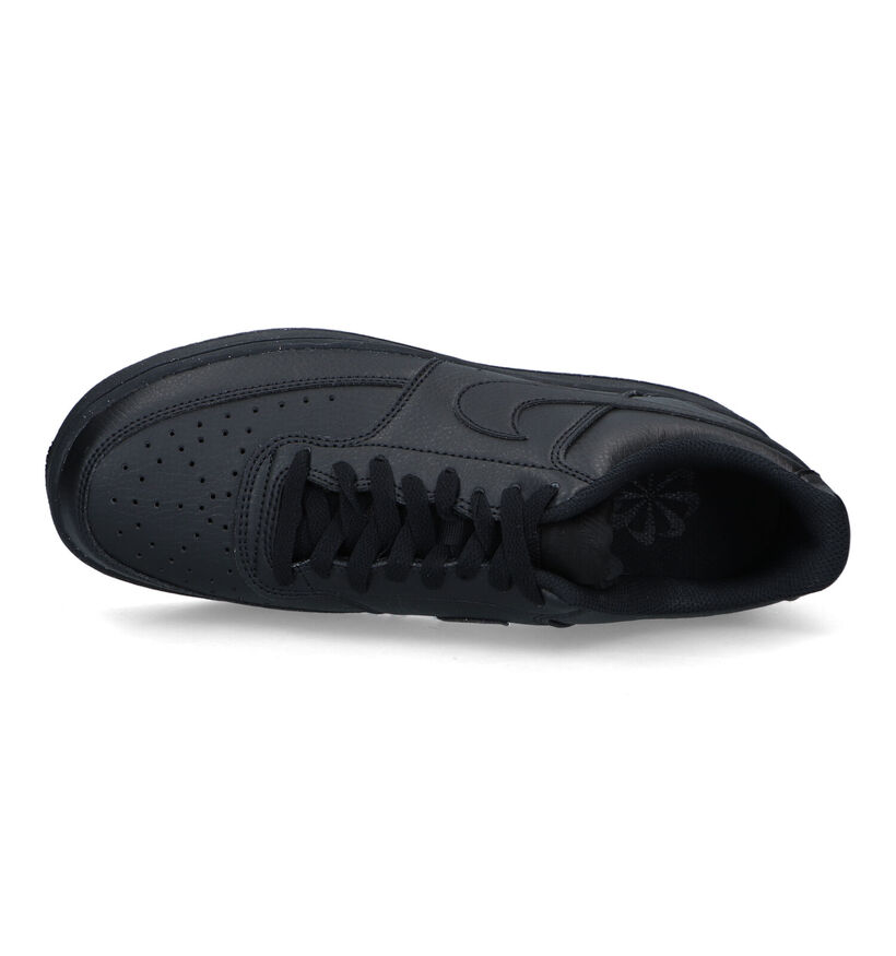 Nike Court Vision Low Next Nature Baskets en Noir pour hommes, garçons (343756)