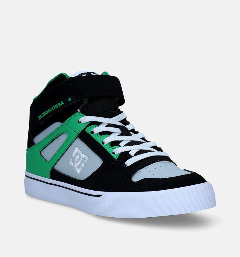 DC Shoes Pure High Top Baskets de skate en Noir pour garçons (334932)