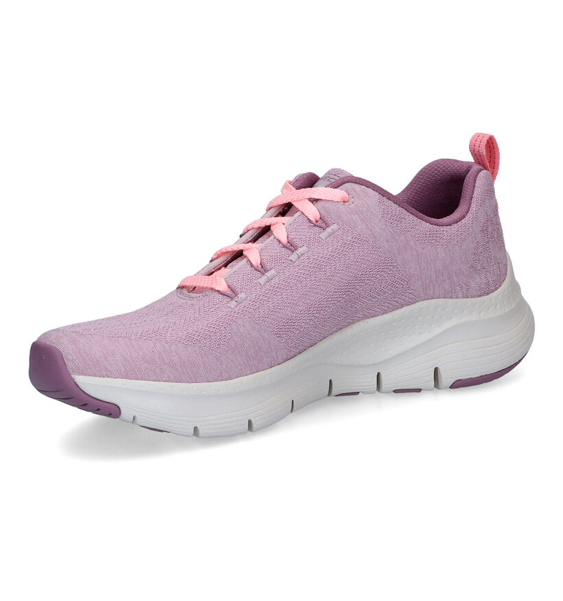 Skechers Arch Fit Comfy Wave Blauwe Sneakers voor dames (310701) - geschikt voor steunzolen