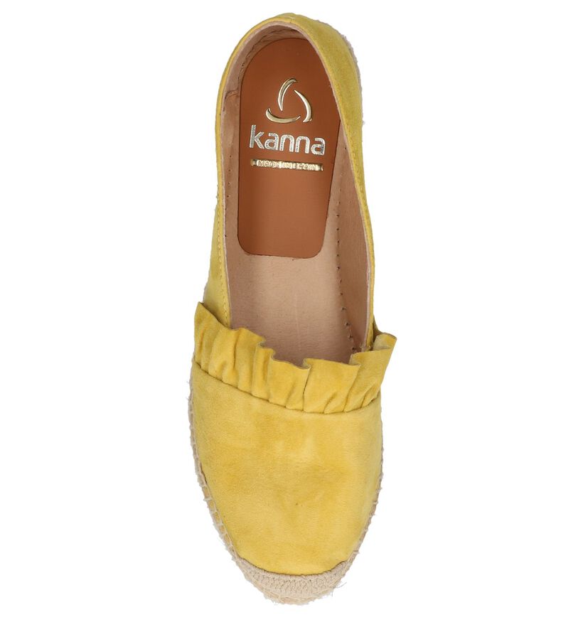 Okergele Espadrilles Kanna in nubuck (246576)