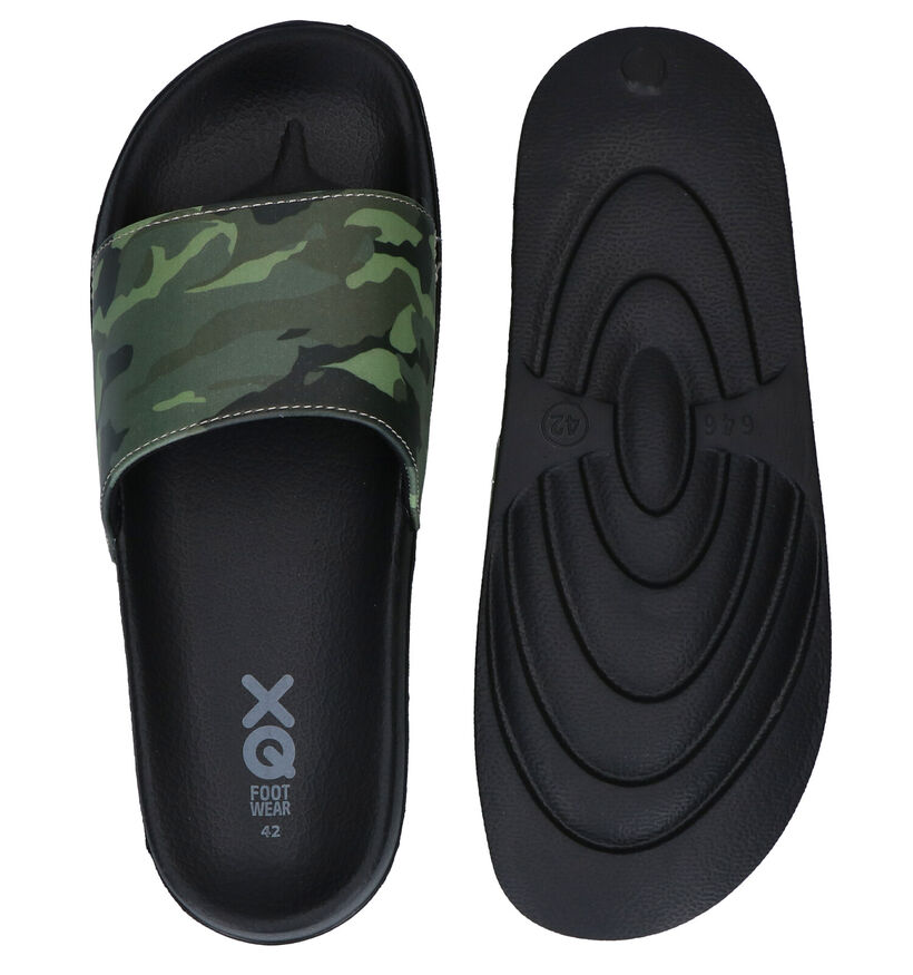 XQ Kaki Badslippers in kunststof (292018)