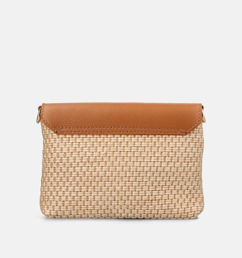 Via Limone Bruine/Beige Grote Crossbodytas voor dames (376382)