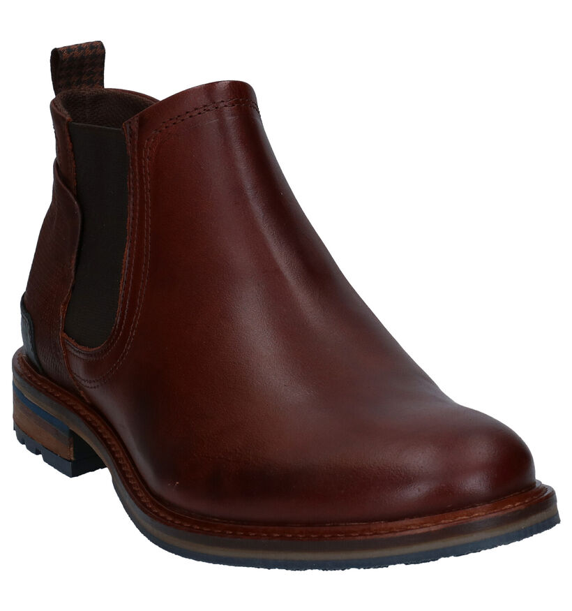 Bullboxer Cognac Cheslea Boots in leer (276987)