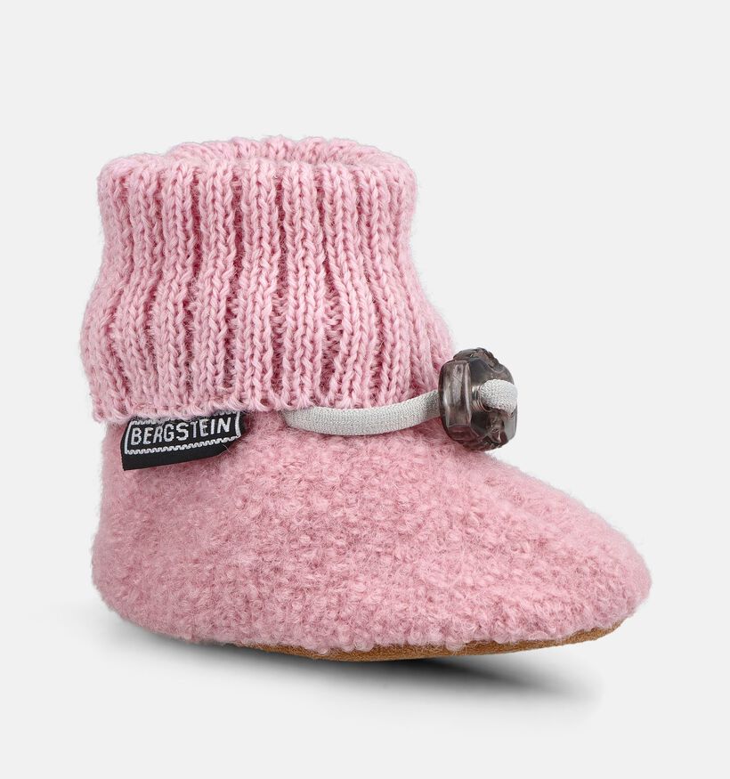 Bergstein Cozy Baby Roze Gesloten Babypantoffels voor meisjes (381298)