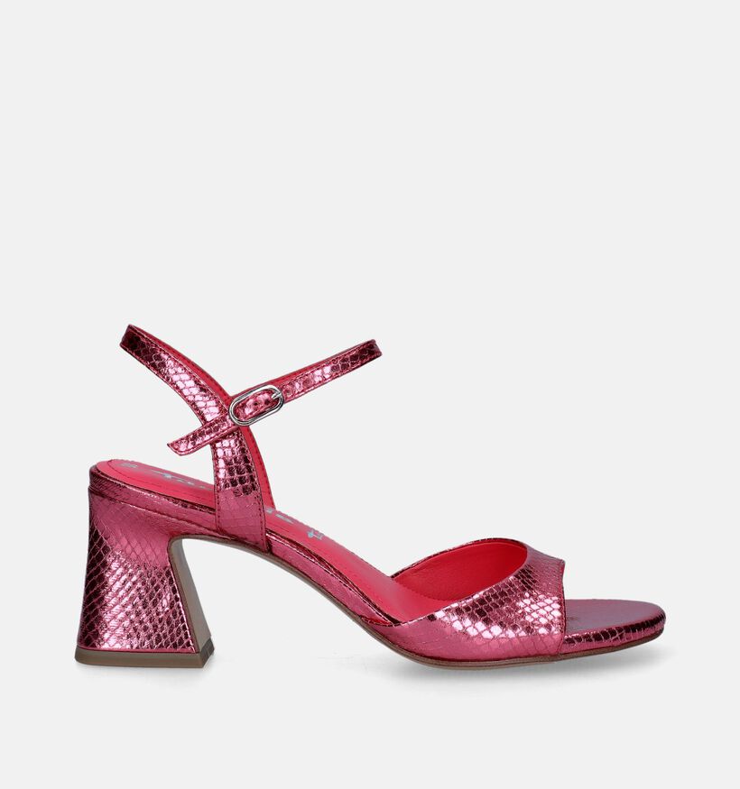 Tamaris Sandales avec talon en Fuchsia pour femmes (341322)