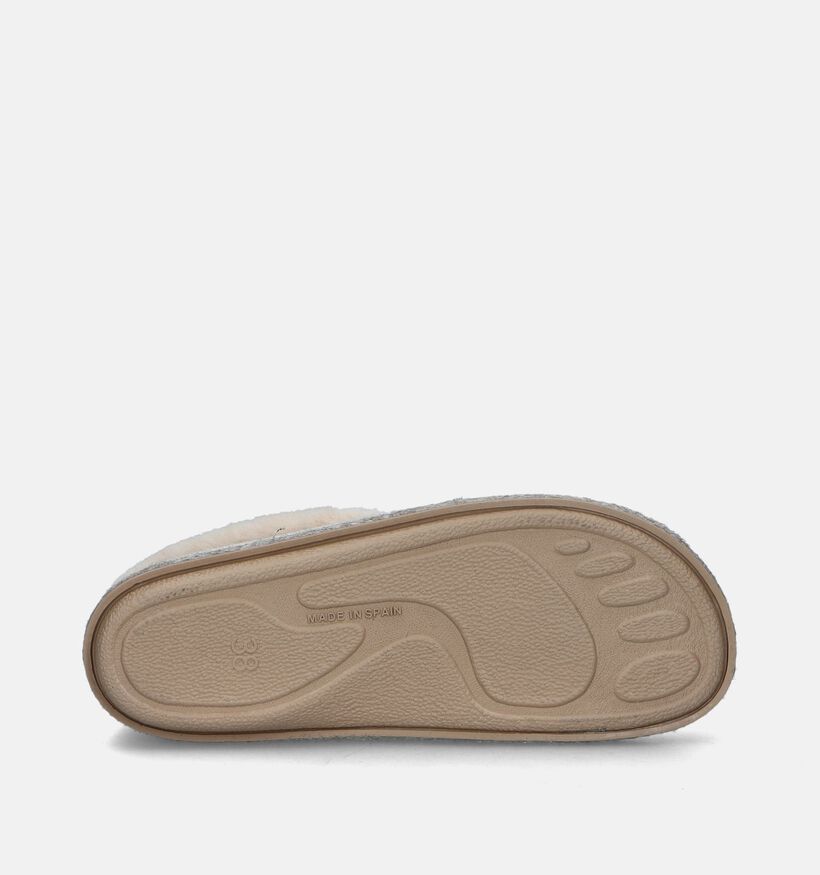 Torfs Home Pantoufles fermées en Beige pour femmes (348470) - pour semelles orthopédiques