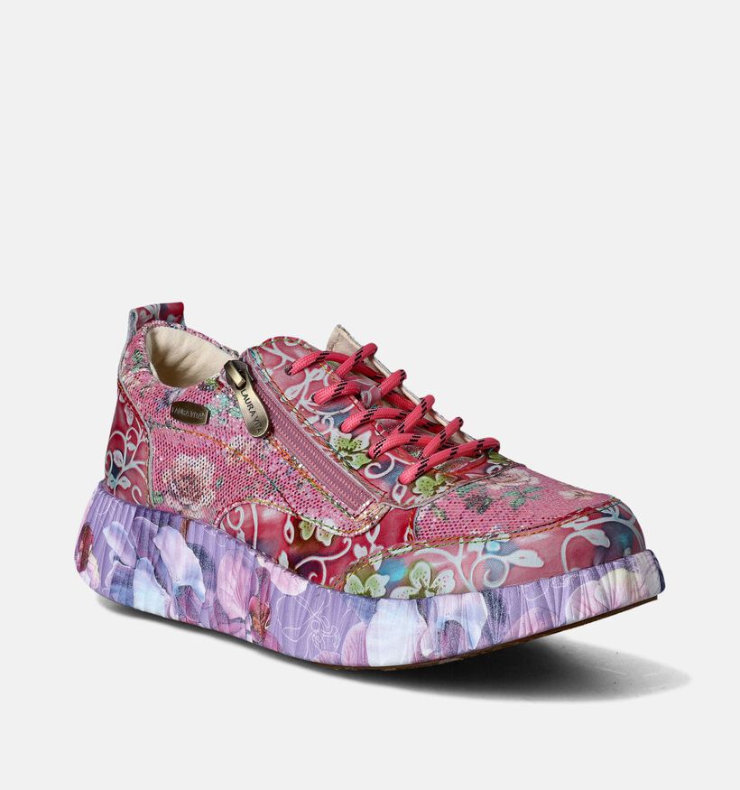 Laura Vita Nikito Baskets en Rose pour femmes (356704) - pour semelles orthopédiques