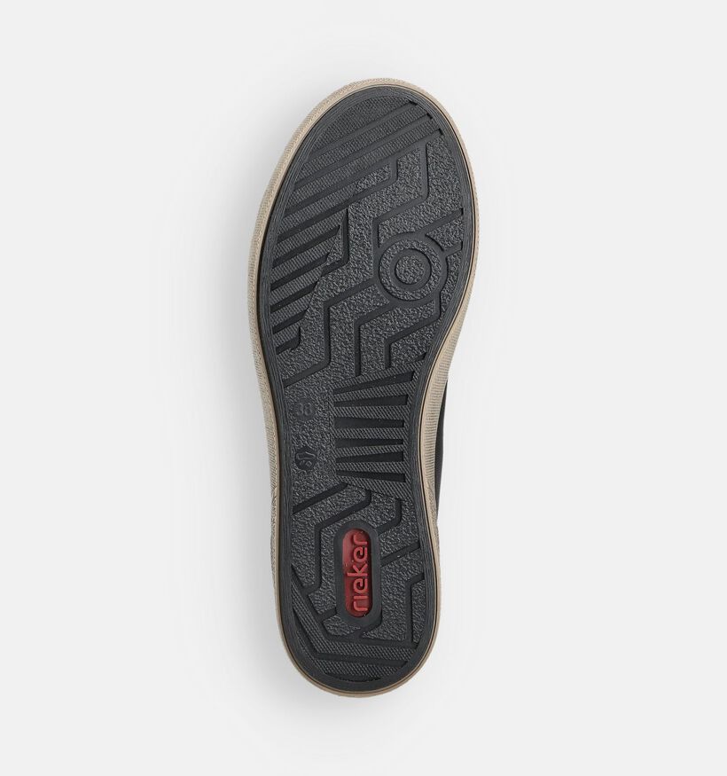 Rieker Zwarte Hoge Sneakers voor dames (360477) - geschikt voor steunzolen