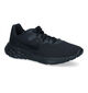 Nike Revolution 6 Zwarte sneakers in kunstleer (316490)