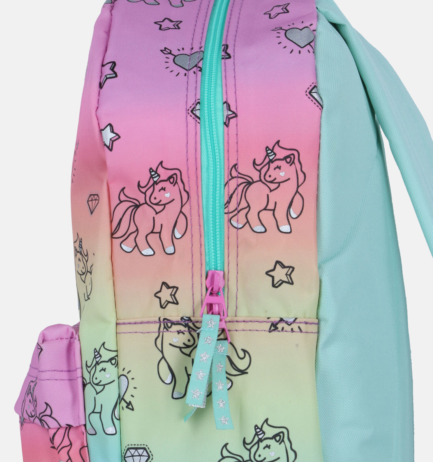 Milky Kiss Unicorn Roze Rugzak Meisjes Rugzakken Online op TORFS.BE
