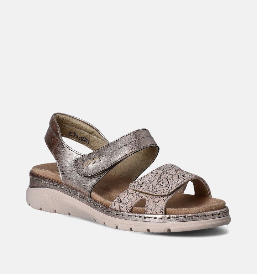 Hush Puppies Rafik Sandales en Or pour femmes (357590) - pour semelles orthopédiques