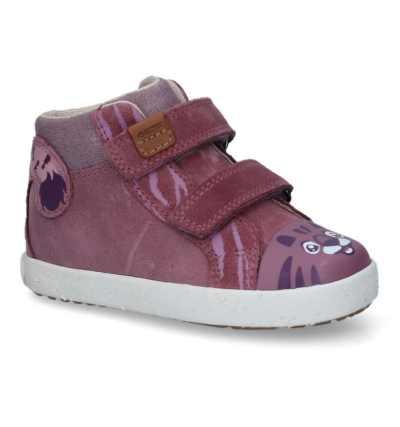 Geox Kilwi Chausures pour bébé en Rosé pour filles (313608) - pour semelles orthopédiques