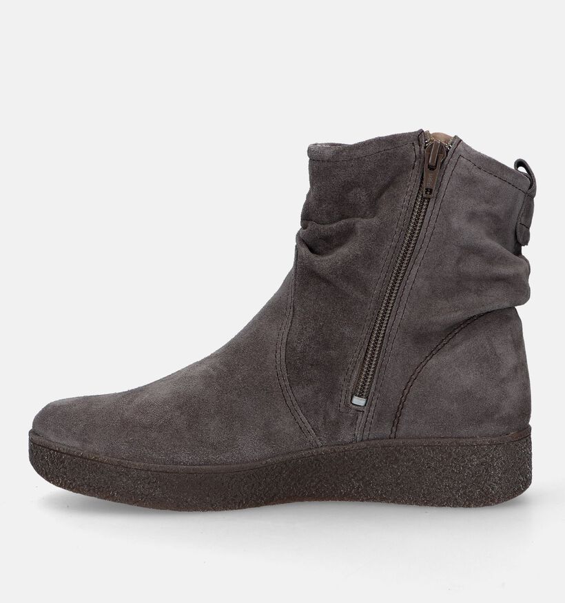 Solemade Marina 17 Grijze Enkellaarzen voor dames (331044) - geschikt voor steunzolen