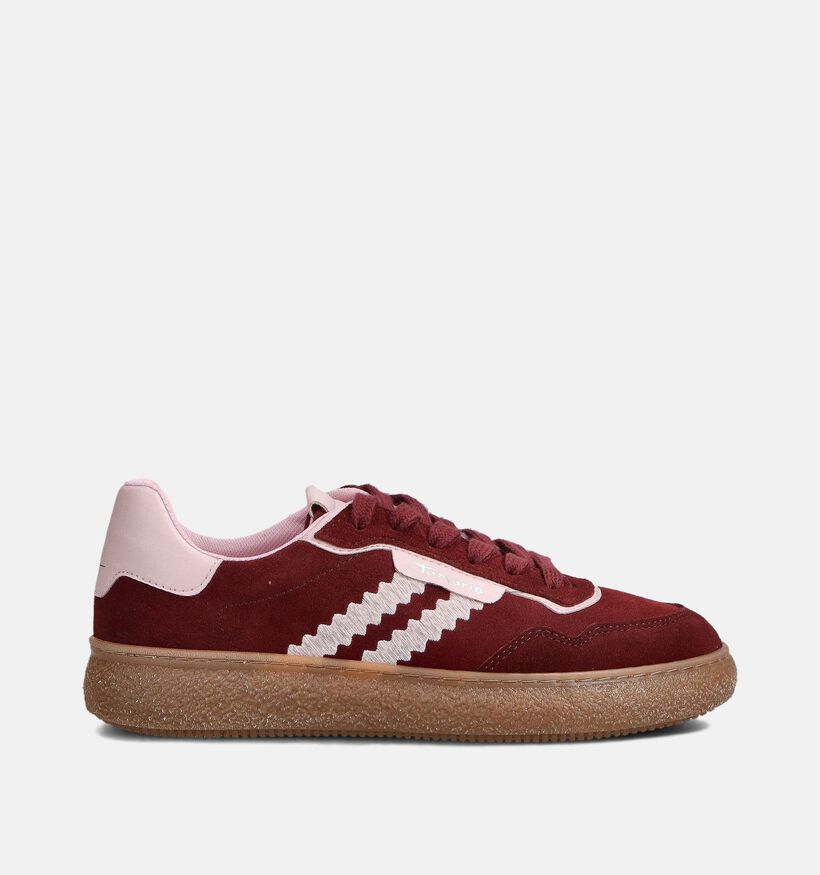 Tamaris Baskets en Bordeaux/Rose pour femmes (365038) - pour semelles orthopédiques