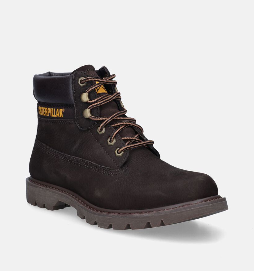Caterpillar Colorado 2.0 Bottines à lacets en Marron pour hommes (346389) - pour semelles orthopédiques
