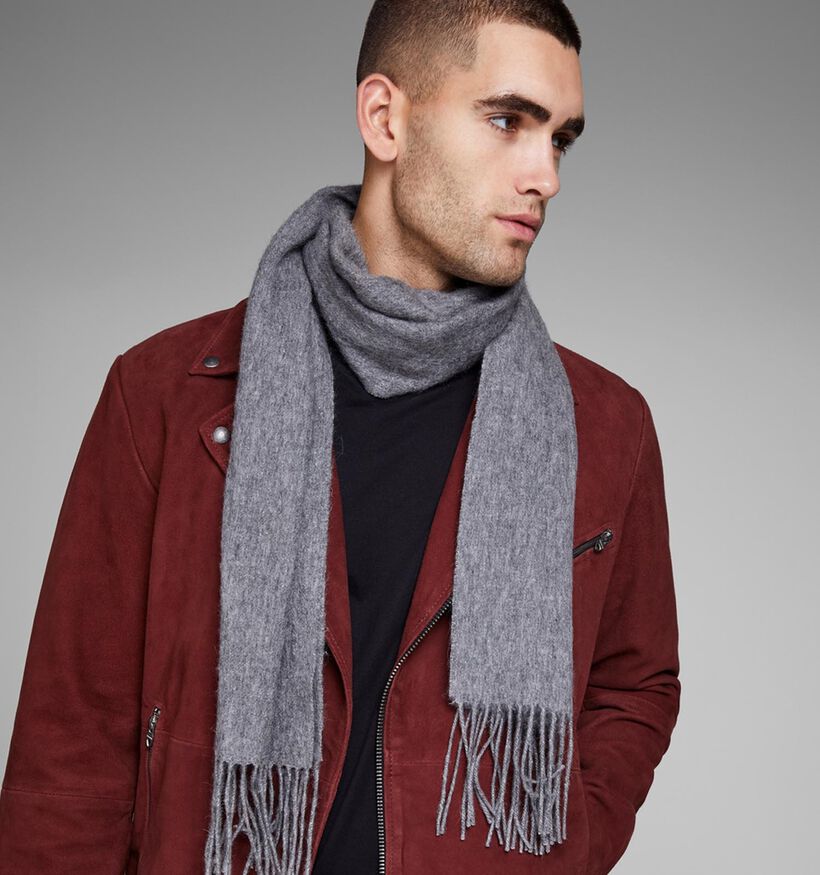 Jack & Jones Grijze Sjaal voor heren (345874)