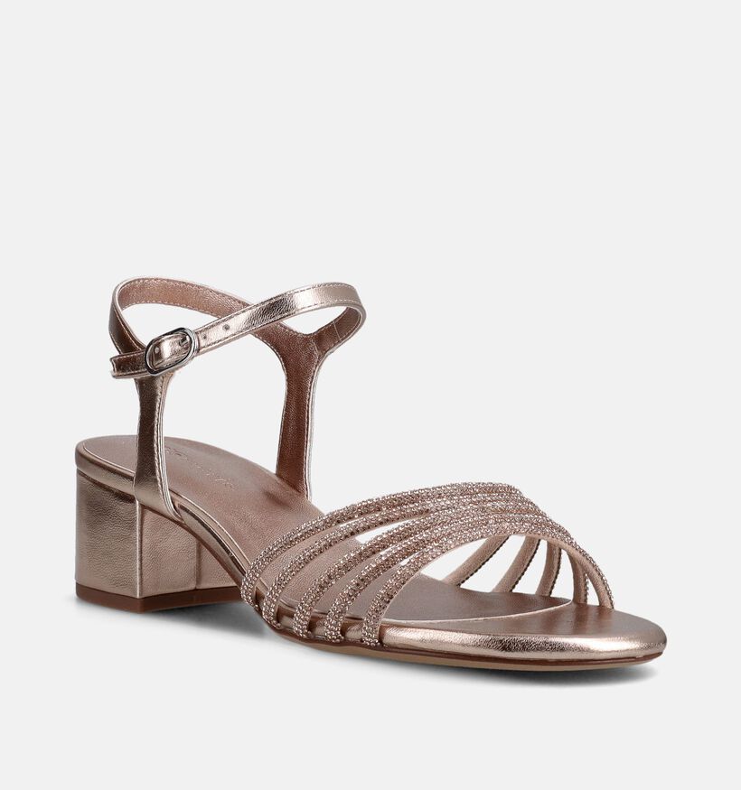 Tamaris Ros&eacute; Gouden Sandalen voor dames (371689)