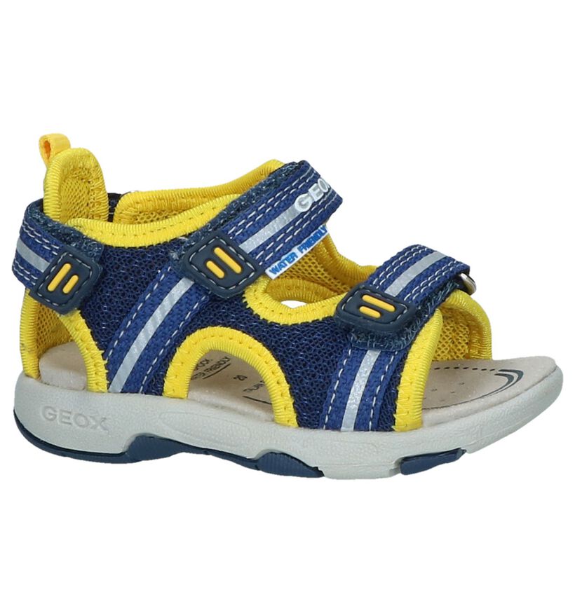 Donkerblauwe Watersandalen Geox in stof (245008)