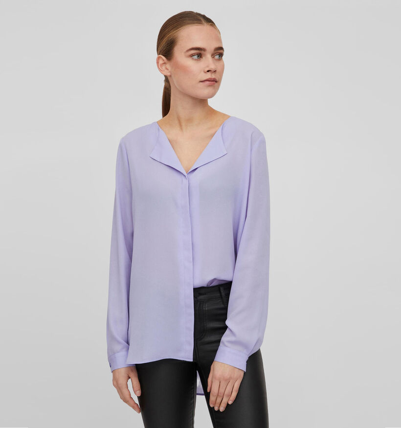 Vila Lucy Blauwe Blouse voor dames (328854)