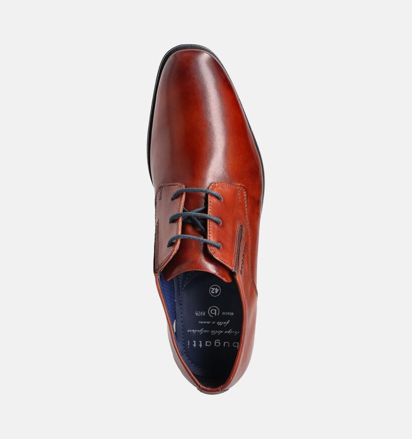 Bugatti Leagro Chaussures classiques en Cognac pour hommes (359771)