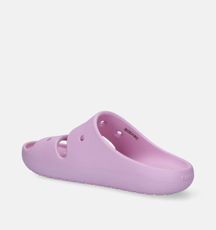 Crocs Classic Nu-pieds en Rose pour femmes (341365)