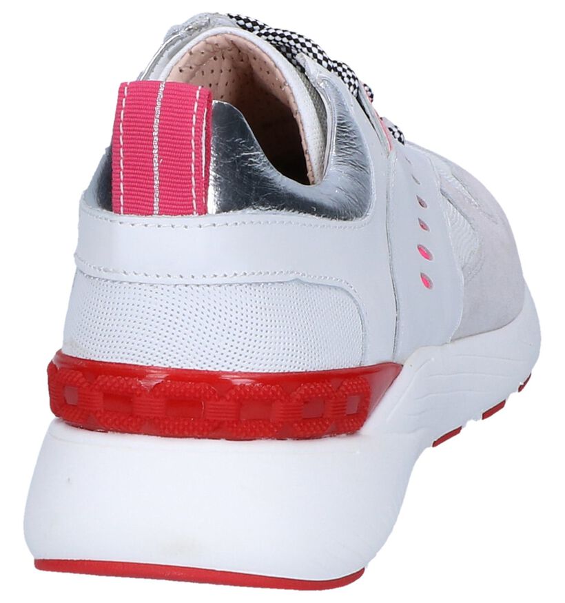 Witte Geklede Sneakers Maripé voor dames (248835) - geschikt voor steunzolen