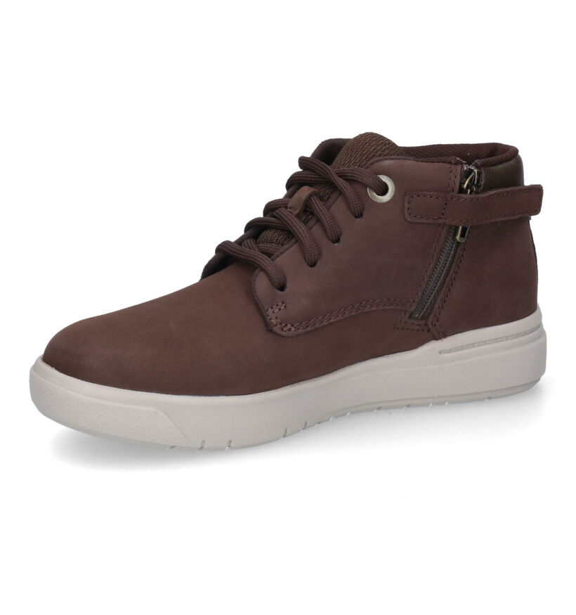 Timberland Seneca Bay Chukka Chaussures Hautes en Marron pour garçons (313056) - pour semelles orthopédiques