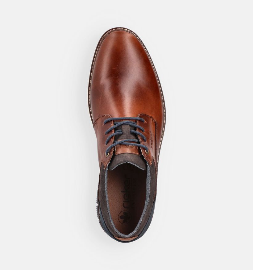 Rieker Bruine Veterschoenen voor heren (367580)