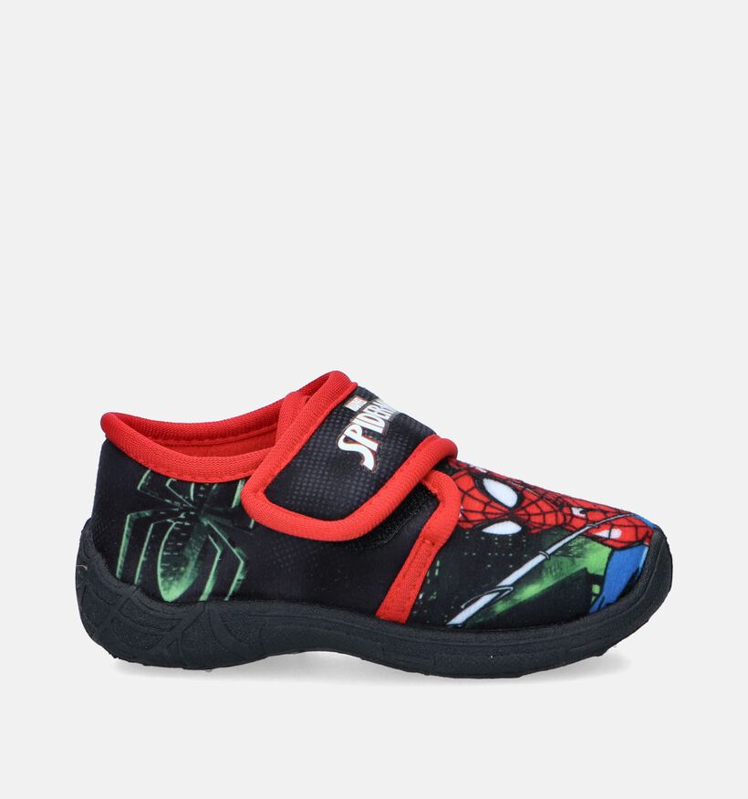 Spiderman Pantoufles fermées en Noir pour garçons (347216)