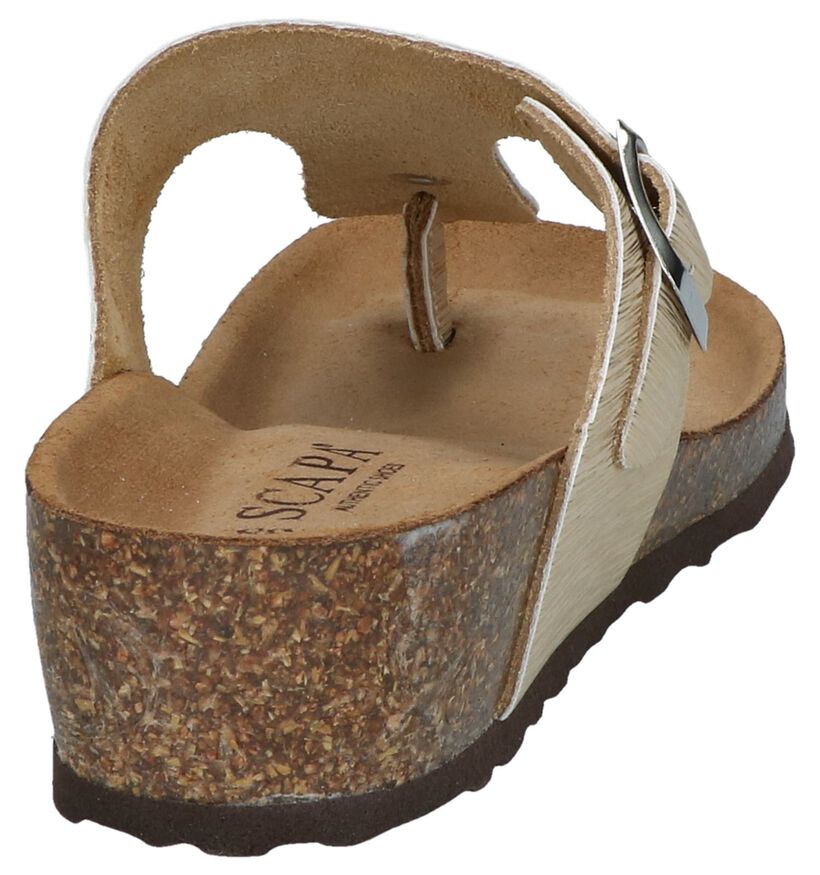 Gouden Slippers Scapa in kunstleer (246050)