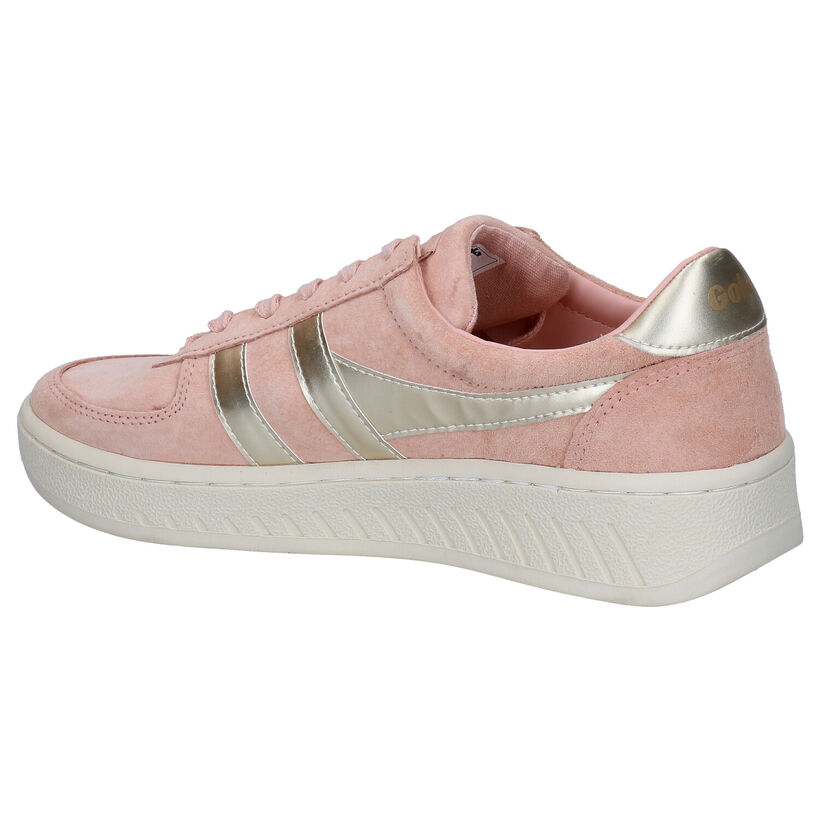 Gola Grandslam Pearl Roze Sneakers in nubuck (289183)