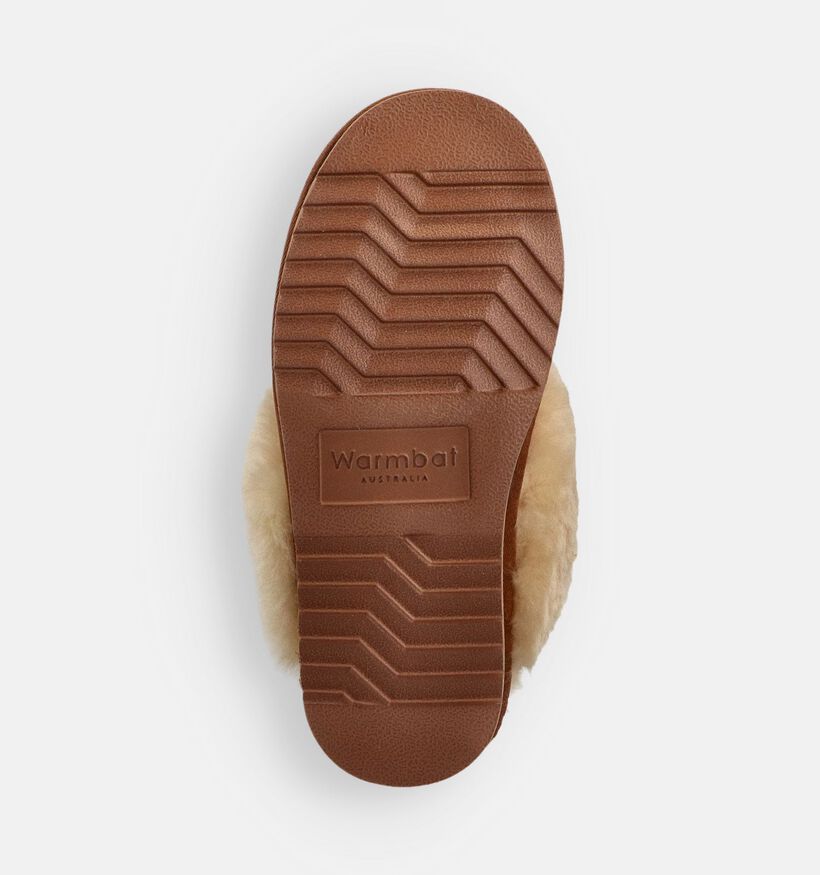 Warmbat Flurry Cognac Open Pantoffels voor dames (379624)