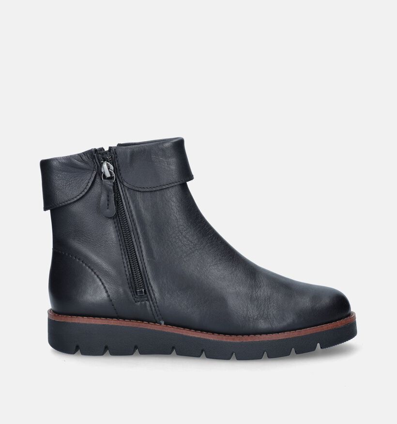 Solemade Zoe 84 Bottillons plates en Noir pour femmes (346785) - pour semelles orthopédiques