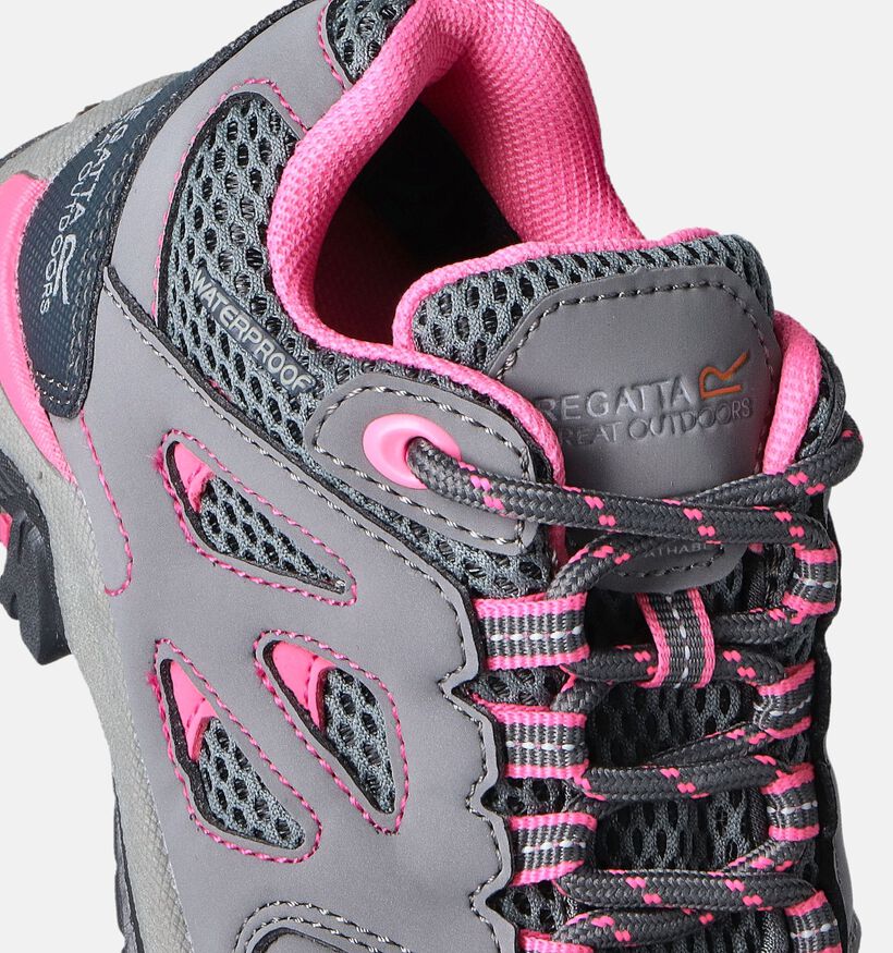Regatta Holcombe Low Jnr Grijze Wandelschoenen voor meisjes (361283)