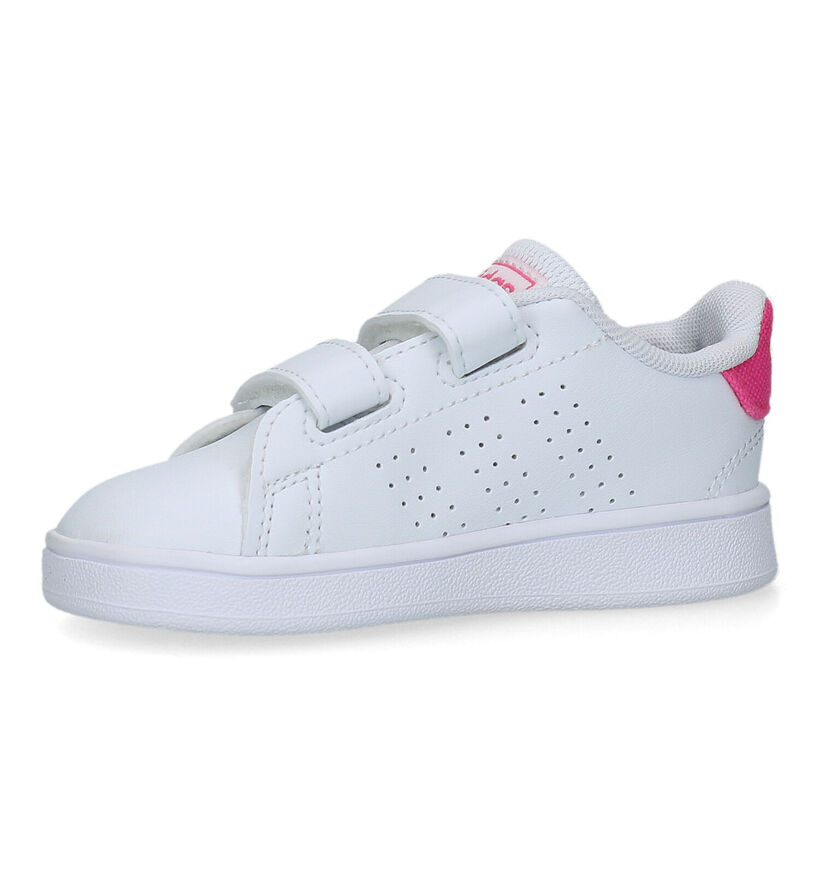 adidas Advantage CF Baskets en Blanc pour filles (326891) - pour semelles orthopédiques