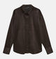 Vero Moda Curve Katty Donkerbruine Blouse met Lange Mouwen voor dames (381435)