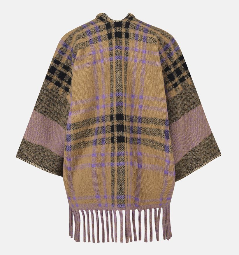 Expresso Bruine Poncho voor dames (351034)