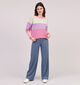 Vero Moda Becky Blauwe Wijde Broek - L32 voor dames (323815)