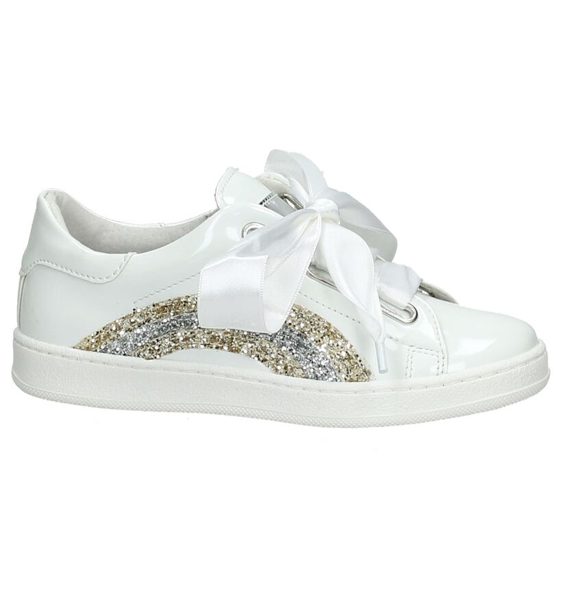 Sneaker Wit K3 met Glitter, , pdp