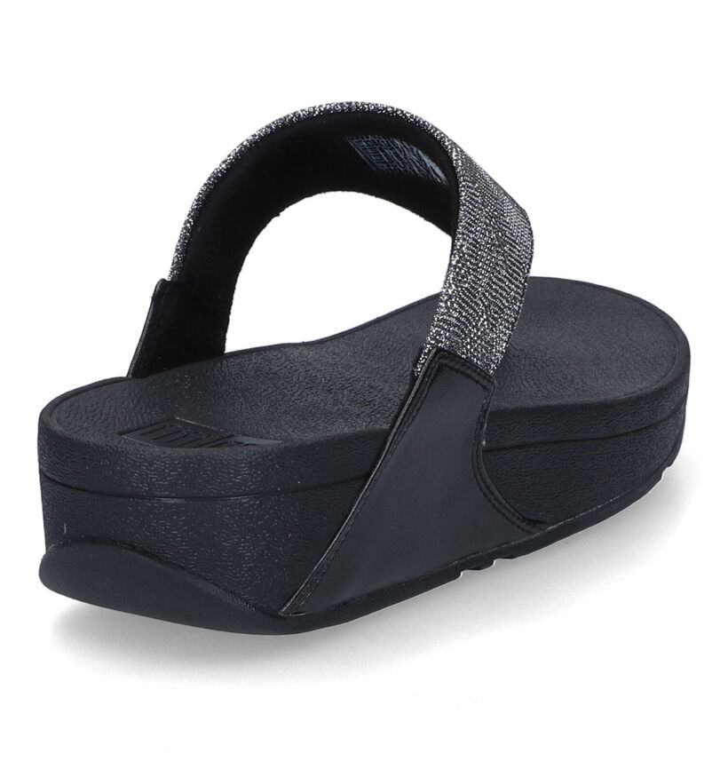 FitFlop Lulu Toe Post Geo Glitz Blauwe Teenslippers voor dames (313548)