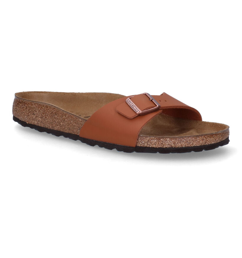 Birkenstock Madrid Birko-Flor Witte Slippers voor dames (338044)