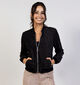 Vero Moda Berlin Coco Glitter Zwarte Bomberjas voor dames (365675)