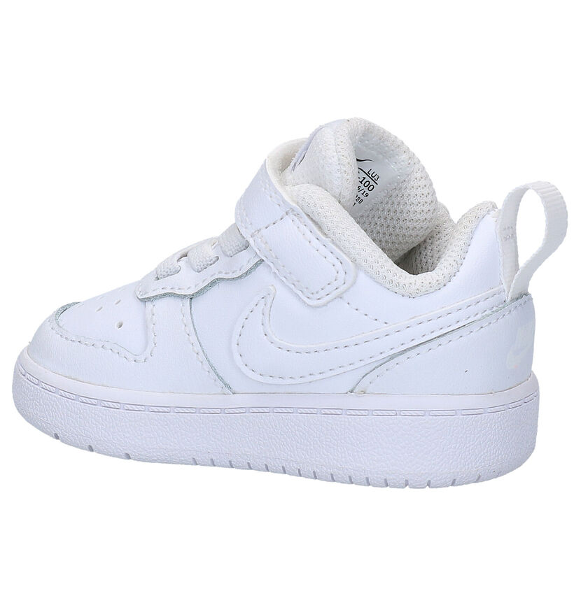 Nike Court Borough Witte Sneakers voor meisjes, jongens (322316)