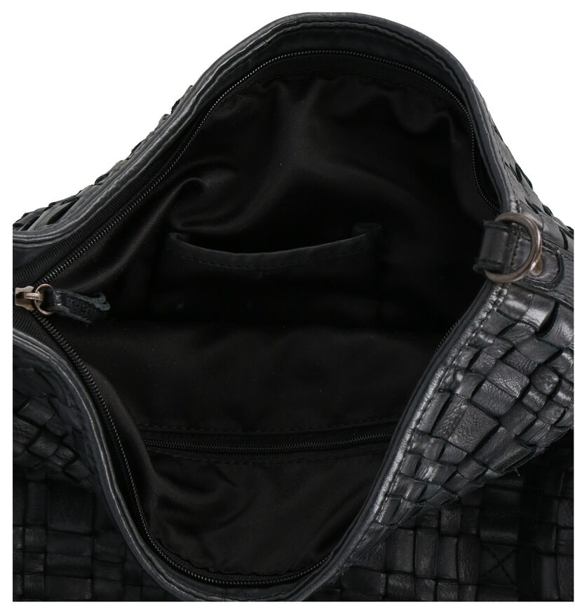 Bear Design Sac à bandoulière en Noir en cuir (310488)
