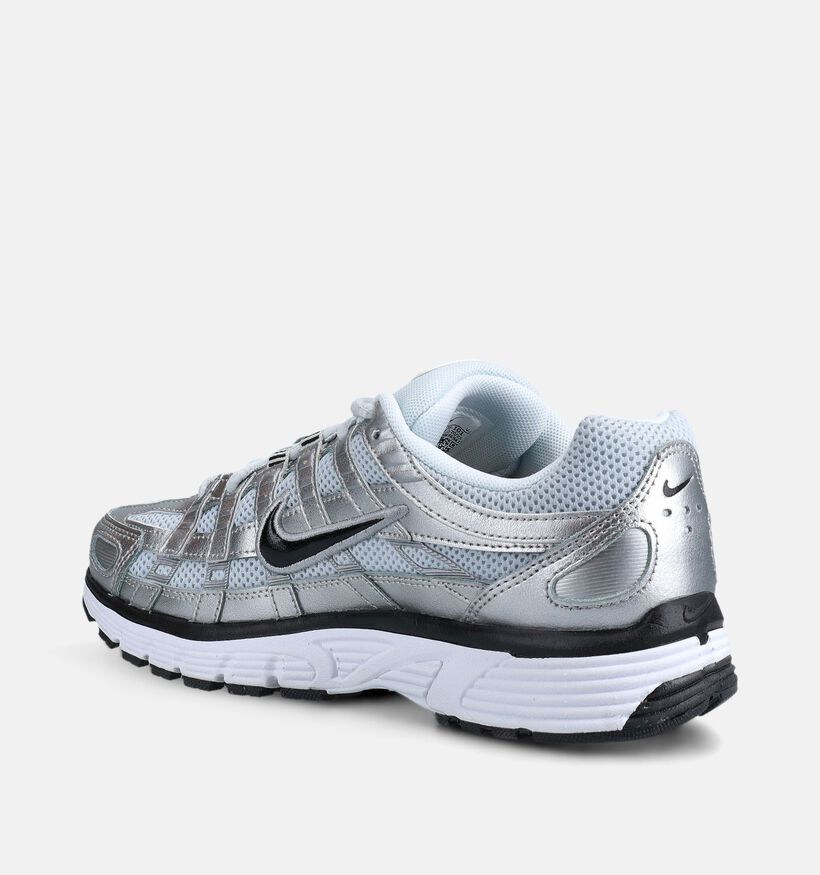 Nike P-6000 Baskets sportives en Argent pour femmes (372034) - pour semelles orthop&eacute;diques