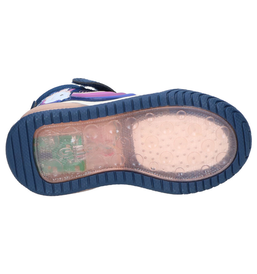 Geox Baskets hautes en Bleu foncé en simili cuir (254478)